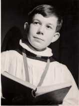 Neil as choirboy, c1967